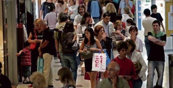 Durante marzo, las ventas en los shoppings crecieron un 2,7%