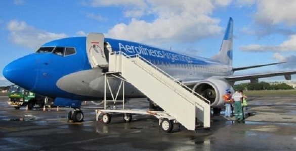Aerolíneas Argentina Rosario-Ezeiza.