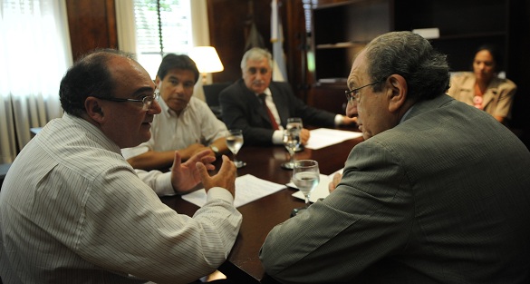 Daniel Cantalejo, Elías Soso y Ricardo Diab.