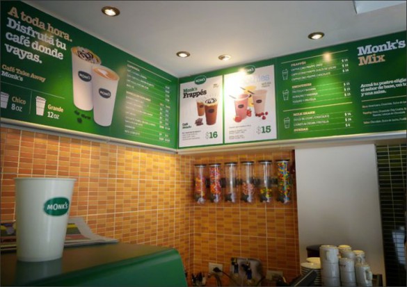 Monks: El Starbucks rosarino suma helados a su oferta.
