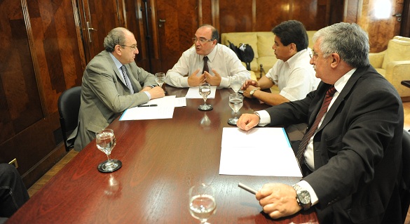 Daniel Cantalejo, Elías Soso y Ricardo Diab.