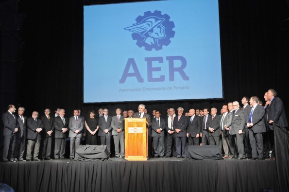 Ricardo Diab como el nuevo presidente de la Asociación Empresaria de Rosario.