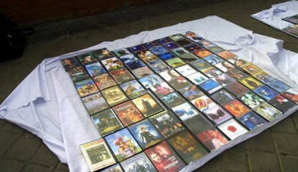 Venta callejera en Rosario.