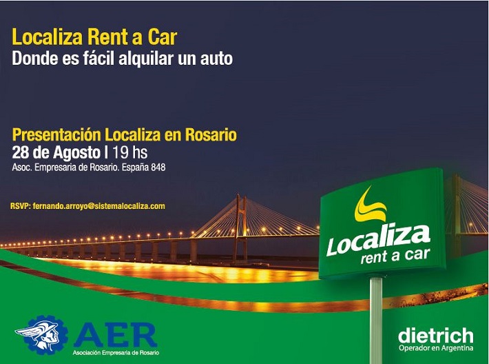 Presentación de Localiza Rent a Car en la Asociación Empresaria de Rosario.