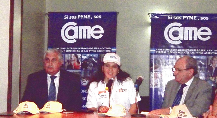 Alicia Reina, Elías Soso y Ricardo Diab en la AER Rosario