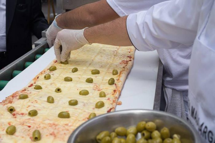 La pizza más larga del litoral