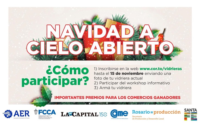 Concurso de Vidrieras: Navidad a Cielo Abierto