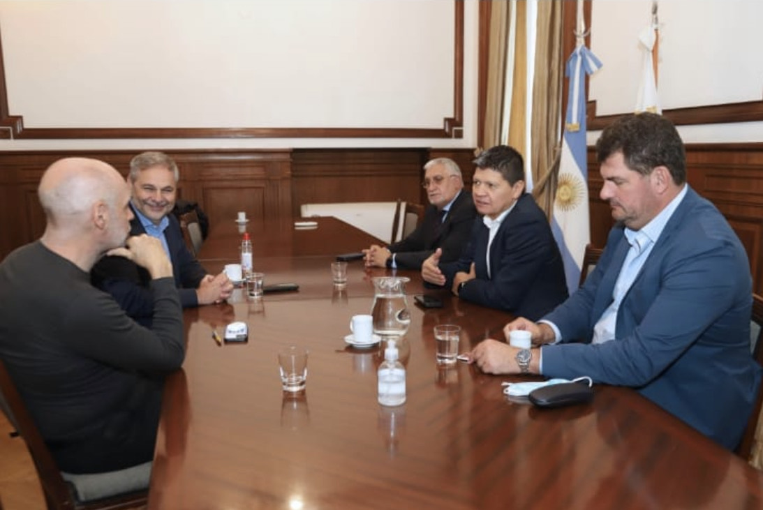 Diab se reunió con Rodríguez Larreta para evaluar medidas de recuperación pyme