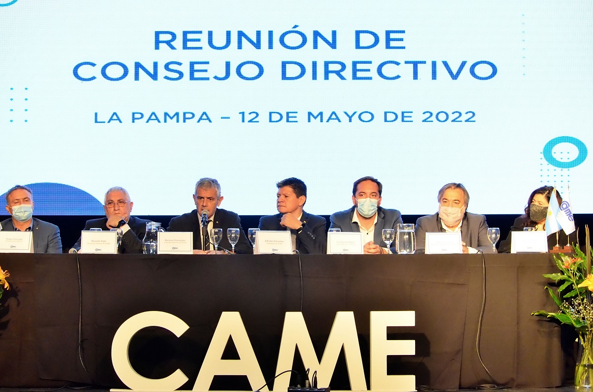 Ricardo Diab participó del encuentro federal de CAME en La Pampa.
