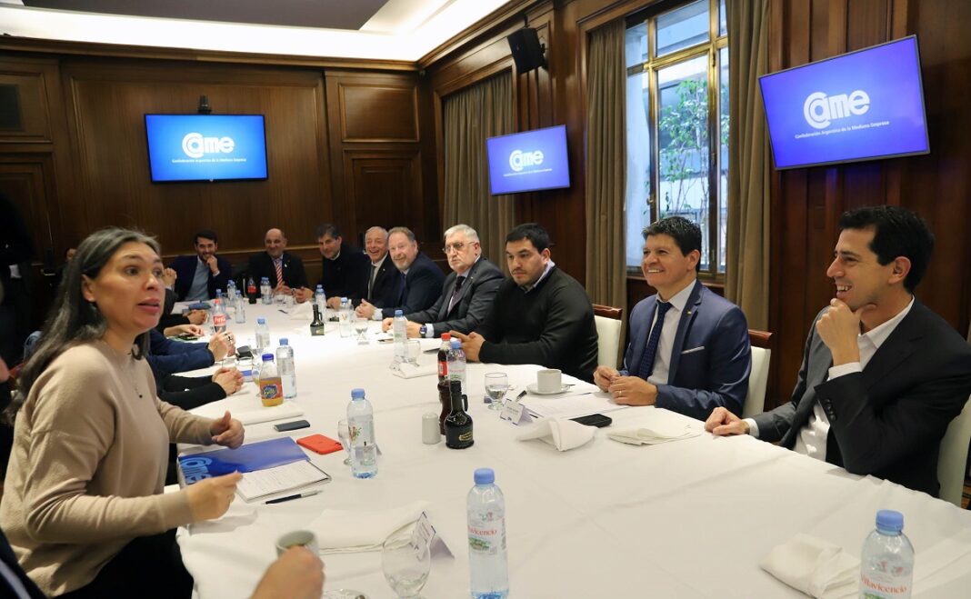 Diab y González dialogaron con Wado De Pedro y la embajadora de Chile sobre integración y desarrollo