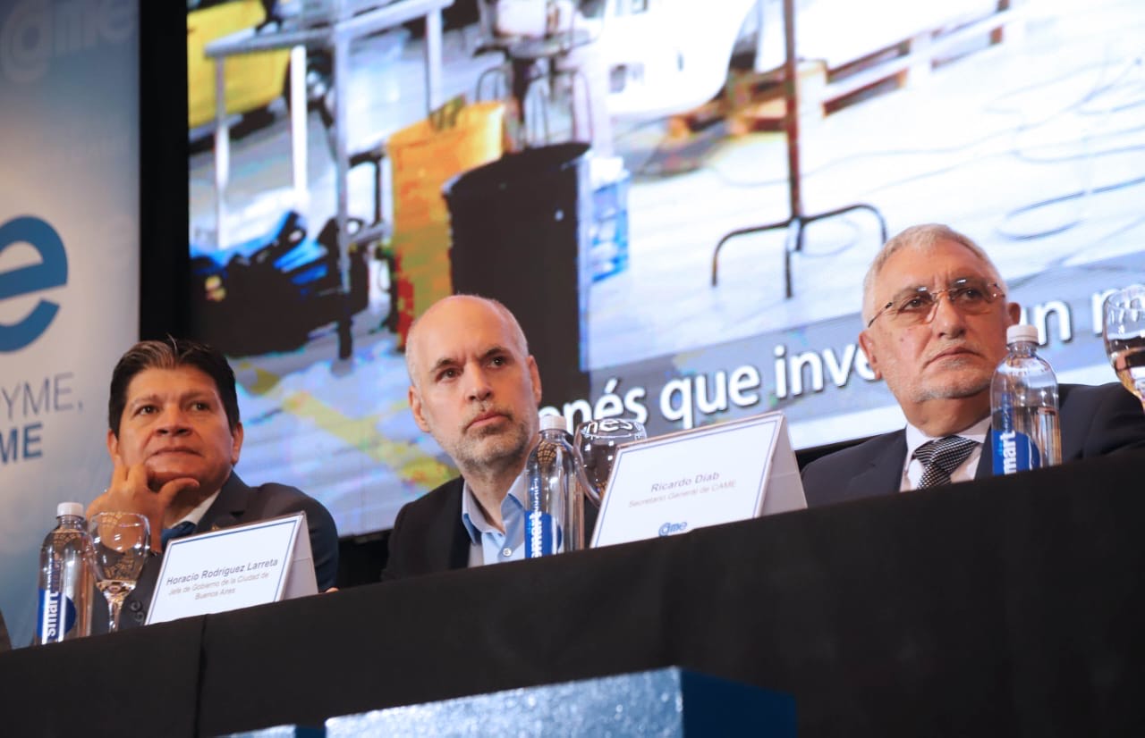 Ricardo Diab y Alfredo González recibieron a Rodríguez Larreta en CAME