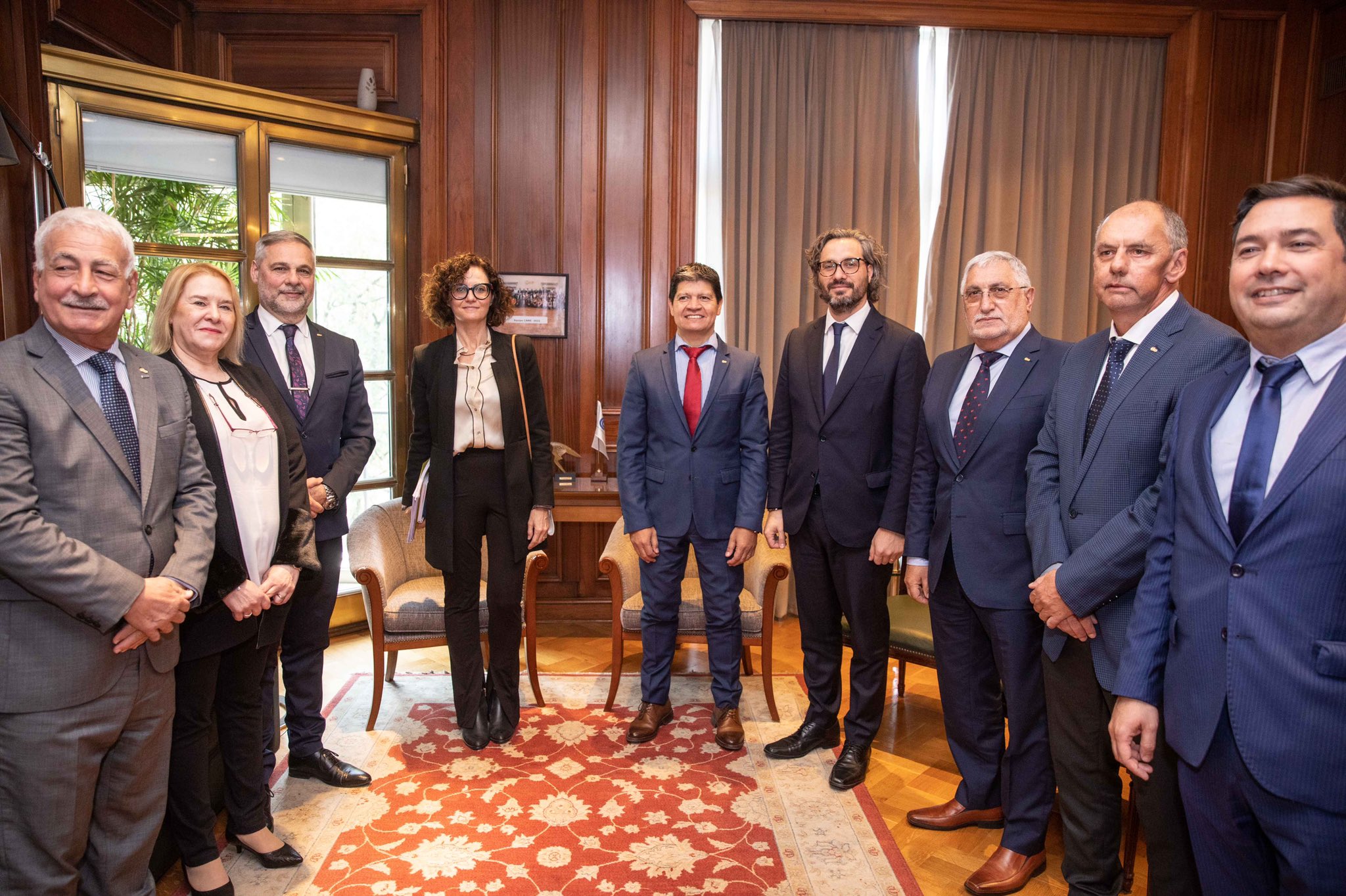 González y Diab se reunieron con Cafiero para acordar mejorar las exportaciones argentinas