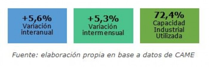 Industria pyme argentina: creció 3,5% anual en enero de 2023.