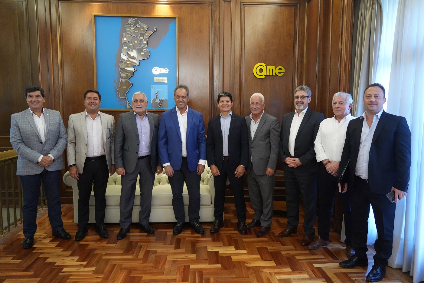CAME y Scioli trabajan para la inserción de las pymes argentinas en el mercado brasileño. Ricardo Diab participó de la reunión.