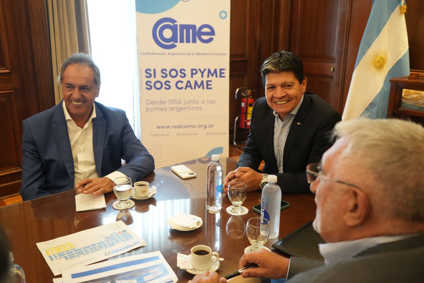 CAME y Scioli trabajan para la inserción de las pymes argentinas en el mercado brasileño. Ricardo Diab participó de la reunión.