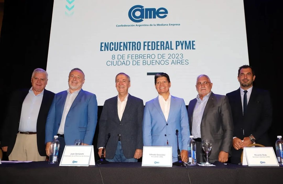 Schiaretti en CAME propone medidas para resolver los problemas de la macroeconomía que afectan a las pymes